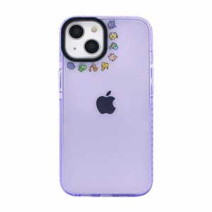 POKEMON FUNDA IPHONE 13 MINI TRANSPARENTE MORADO - Imagen 2