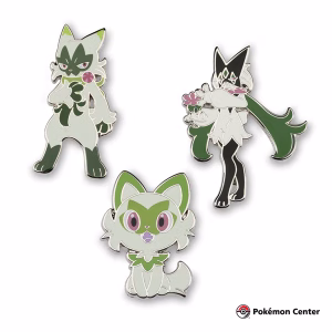 POKEMON CENTER SPRIGATITO MEOWSCARADA PIN - Imagen 1