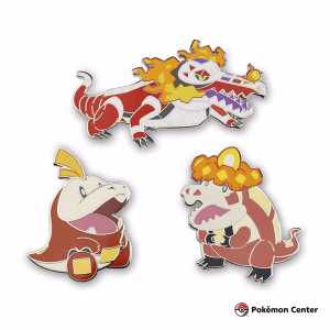 POKEMON CENTER FUECOCO SKELEDIRGE PIN - Imagen 1