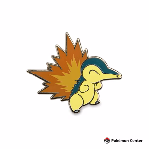 POKEMON CENTER TOTODILE CHIKORITA CYNDAQUIL PIN - Imagen 8