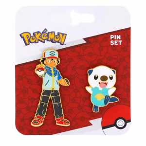 POKEMON ASH Y OSHAWOTT PIN SET - Imagen 2