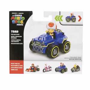 Super Mario Bros Movie Toad con Kart de Fricción - Imagen 9