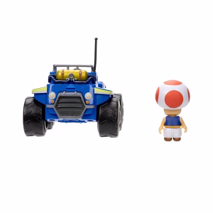 Super Mario Bros Movie Toad con Kart de Fricción - Imagen 6