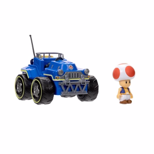 Super Mario Bros Movie Toad con Kart de Fricción - Imagen 4