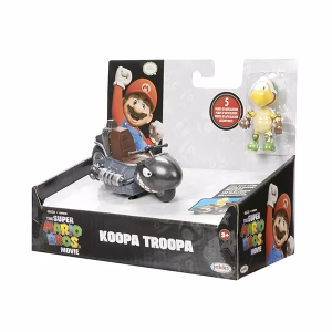 Super Mario Bros Movie Koopa Troopa con Kart de Fricción - Imagen 9
