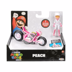 Super Mario Bros Movie Peach con Kart de Fricción - Imagen 1
