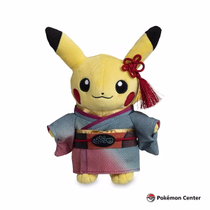 POKEMON CENTER PELUCHE PIKACHU KIMONO - Imagen 1