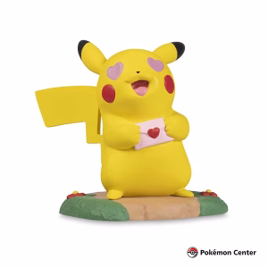 Pokemon Center Estatua Moods Pikachu Enamorado - Imagen 1