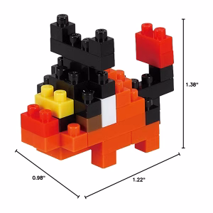 Pokemon Nanoblock Set De 6 Fuego - Imagen 9