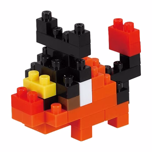Pokemon Nanoblock Set De 6 Fuego - Imagen 7