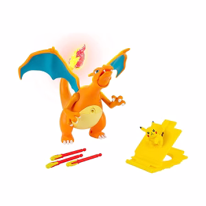 Pokemon Deluxe Charizard Pikachu Interactivo - Imagen 1