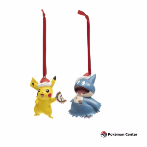 Pokemon Pikachu y Munchlax Adorno Navideño - Imagen 1