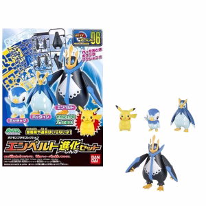 Bandai Spirits Model Kit Pokemon Set De Empoleon Evolucion - Imagen 1