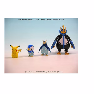 Bandai Spirits Model Kit Pokemon Set De Empoleon Evolucion - Imagen 5