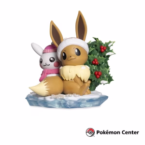 Figura Pokemon Center Eevee De Navidad - Imagen 1