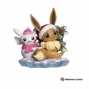 Figura Pokemon Center Eevee De Navidad - Imagen 2