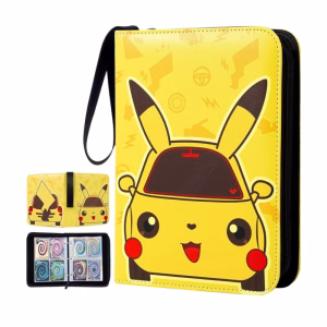 Pokemon Folder 4 Pocket 400 Cartas Pikachu - Imagen 1