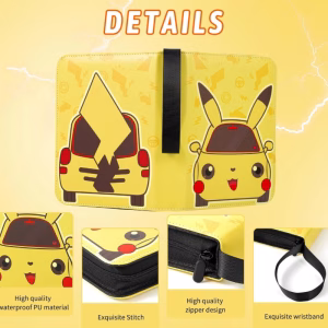 Pokemon Folder 4 Pocket 400 Cartas Pikachu - Imagen 2
