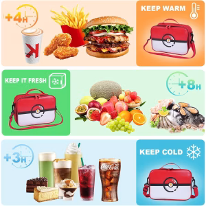 Lonchera Termica Pokeball Para Niños - Imagen 5