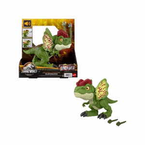Mattel Jurassic World Dinosaurio Desencadenado Lanzamiento Feroz Dilophosaurus - Imagen 1