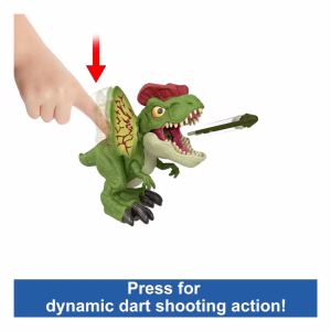 Mattel Jurassic World Dinosaurio Desencadenado Lanzamiento Feroz Dilophosaurus - Imagen 2
