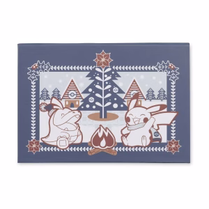 Pokemon Pikachu Fuecoco Y Sus Amigos Navideño Pin Caja - Imagen 2