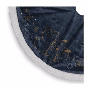 Pokemon Pikachu & Snorlax Falda De Arbol Azul Navideña - Imagen 2