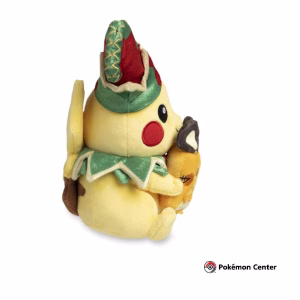 Pokemon Peluche Pikachu y Robot Dedenne Taller Navideño - Imagen 3