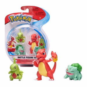 Pokemon Battle Figura Charmeleon Bulbasaur Larvitar - Imagen 1