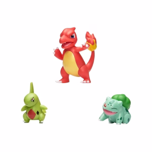 Pokemon Battle Figura Charmeleon Bulbasaur Larvitar - Imagen 2