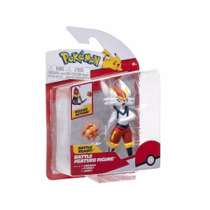 Pokemon Battle Figure Jazwares Cinderace - Imagen 3