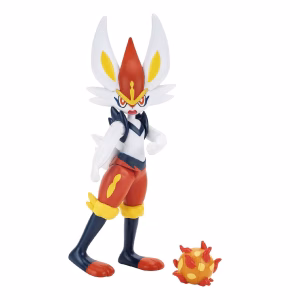 Pokemon Battle Figure Jazwares Cinderace - Imagen 4