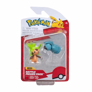 Pokemon Battle Figure Jazwares Pack Chespin Y Beldum - Imagen 1