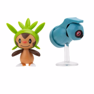 Pokemon Battle Figure Jazwares Pack Chespin Y Beldum - Imagen 2