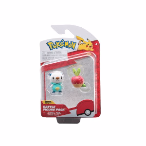 Pokemon Battle Figure Jazwares Pack Oshawott Y Applin - Imagen 1