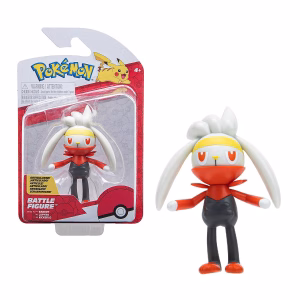 Pokemon Battle Figure Jazwares Raboot - Imagen 1