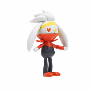 Pokemon Battle Figure Jazwares Raboot - Imagen 4