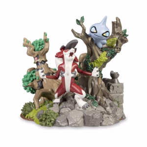 Pokemon Center Estatua Lycanroc Howling - Imagen 1
