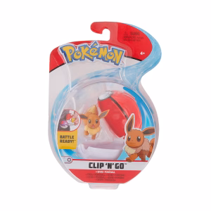 Pokemon Clip N Go Eevee Con Pokebola - Imagen 2