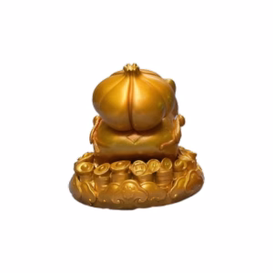 Pokemon Estatua Bulbasaur de La Suerte Dorado - Imagen 4