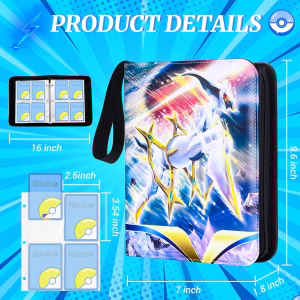 Pokemon Folder 4 Pocket 400 Cartas Arceus - Imagen 2