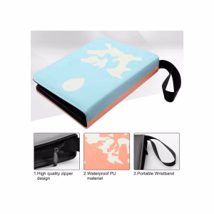 Pokemon Folder 4 Pocket 400 Cartas Charizard Blastoise - Imagen 2