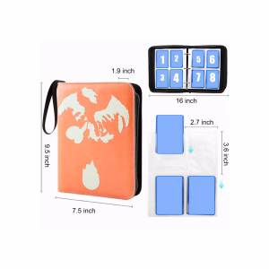 Pokemon Folder 4 Pocket 400 Cartas Charizard Blastoise - Imagen 4