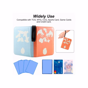 Pokemon Folder 4 Pocket 400 Cartas Charizard Blastoise - Imagen 5