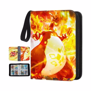 Pokemon Folder 4 Pocket 400 Cartas Charizard G-Max - Imagen 1