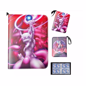 Pokemon Folder 4 Pocket 400 Cartas Mewtwo - Imagen 1
