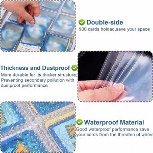 Pokemon Folder 4 Pocket 400 Cartas Mewtwo - Imagen 3