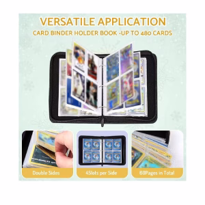 Pokemon Folder 4 Pocket 400 Cartas Pikachu - Imagen 3