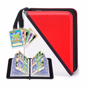 Pokemon Folder 4 Pocket 400 Cartas Pokeball - Imagen 1