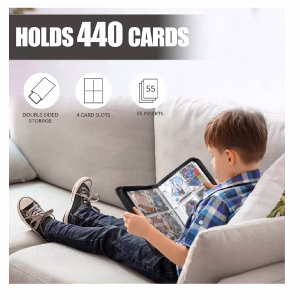 Pokemon Folder 4 Pocket 440 Cartas Pikachu - Imagen 4